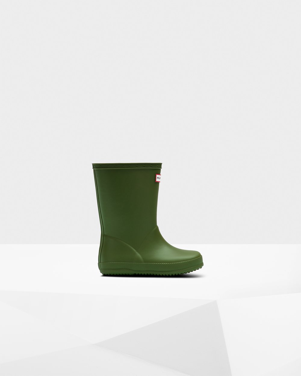 Hunter Original First Classic Rain Boots - Sale Kids Green - NASHFV067